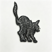 Patchs brodés personnalisés à sequins, thermocollants ou à coudre, pour vêtements, sacs à dos, chapeaux, décoration DIY