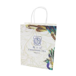 New Fashion Wholesale Beauty <b>Small</b> Brown Kraft Paper <b>Bag</b>&<b>White</b> Kraft <b>Bag</b> for <b>Bag</b> Packaging - Product Image 4