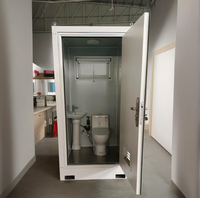 Usine directe chambre simple personnalisée de luxe toilette portable assise/accroupie toilette remorque cabine de toilette portable