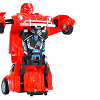 Juguete Promocional, Coche Transformable en Robot, Juguete de Coche Deformable con Transformación de un Botón, Velocidad 360 para Niños