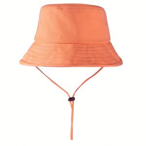 Made Cotton Bucket Fishing Hat Foldbable High Quality Cotton Bucket Hats for Women Men Breathable <b>Sunscreen</b> Bucket Hat - Product Image 1