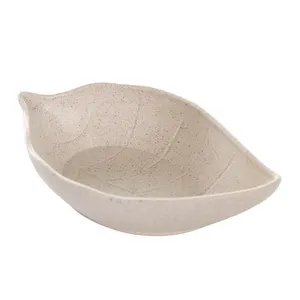 FREE SAMPLE cute eco friendly wheat straw plastic dipping sauce dish snack dish