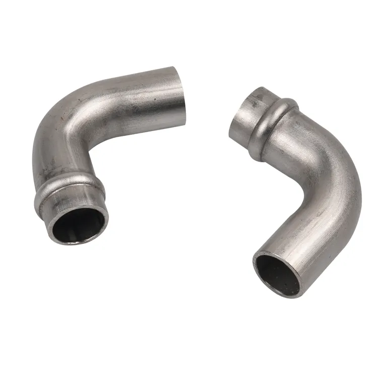 T304 Stainless Steel Mandrel Bend Tube Stainless Steel Mandrel Bends 90 Degree Bends Angles Turbo Custom Exhaust System