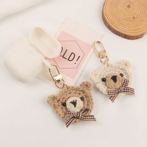 Mini Bear Toy Plush Bow Bear <b>Doll</b> Keychain Craft DIY <b>Accessory</b> Birthday Gifts Small Bear Key Chains Bag Charms - Product Image 4