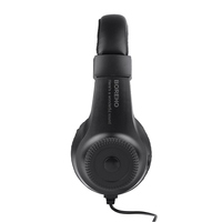 Casque d'écoute stéréo filaire circum-auriculaire avec haut-parleur de 50 mm et prise de 6,5 mm pour l'enregistrement, le monitoring et l'appréciation musicale