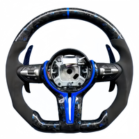 Volant BMW en Fiber de carbone forgé bleu pour M3 M4 M5 F23 F20 F30 F32 F35 F82 F10 F15 F18 E87 E90 E92