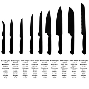 Coltello da <span class=keywords><strong>Macellaio</strong></span> con Manico in PP, Lama in Acciaio Inossidabile, Coltello Professionale per Carne, Coltello da Cucina Resistente - Product Image 5