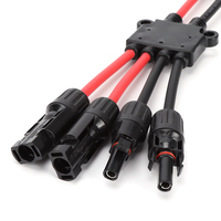 Connecteur de branche solaire de type Y en cuivre à haute conductivité, 1000 VDC, IP67, étanche, adaptateur de câble photovoltaïque, panneau solaire