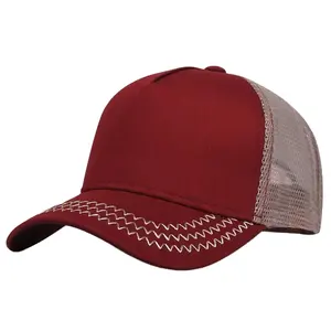 Хлопковая полиэфирная 6-панельная сетчатая шляпа с логотипом на заказ 2023 продукции
