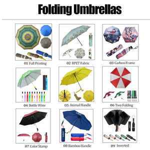 Paraguas UV automático, venta al por mayor, portátil, protección solar, viaje, impresión personalizada, Paraguas compacto, 3 pliegues para la lluvia, Paraguas - Product Image 6