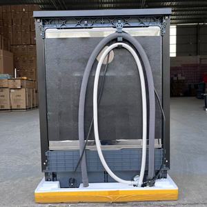 Lavavajillas de Acero Inoxidable Negro, 14 Platos, 60 cm, con 3 Niveles de Cestas, Soporte para Media Carga/Secado Automático de Puerta, 220V Estándar UE, 14se - Product Image 6