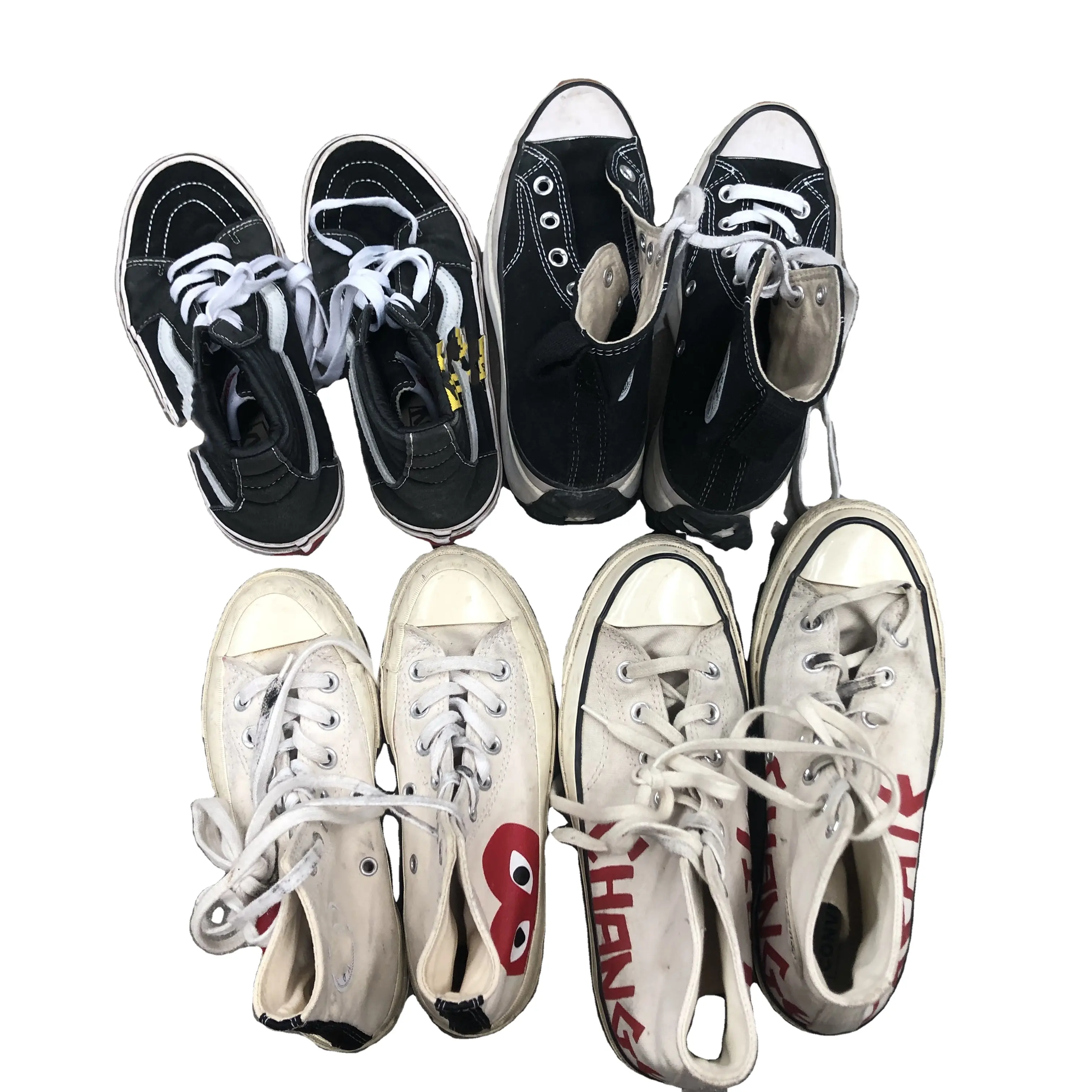 Original bulk mixed wholesale canvas shoes 2nd branded mens sneakers stock preloved premium bales shoes to Africa