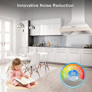 Moni nhà máy tùy chỉnh sang trọng CE chứng nhận Khung gỗ thông minh Wall Mount Vent hiện đại vắt mui xe nhà bếp - Product Image 4