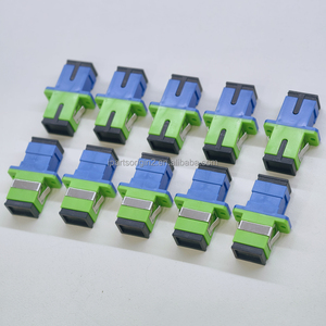 ขายดี อะแดปเตอร์ไฟเบอร์ออปติก Simplex SC UPC‑APC แบบ Single Mode SC Coupler สำหรับกล่องกระจายไฟเบอร์แพทช์พาแนล - Product Image 4
