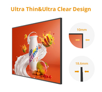 32 43 5 55 pulgadas tecnología antideslumbrante sistema Android interior LCD tablero de publicidad pantalla Video pared máquina de publicidad