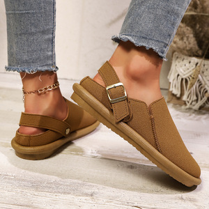 รองเท้าแตะแบบสวมครึ่งเท้าสไตล์ลำลองสำหรับผู้หญิงไซส์ใหญ่ คอลเลคชั่นฤดูใบไม้ผลิ 2025 รุ่นใหม่ สไตล์ยุโรปและอเมริกา 231 231 - Product Image 4