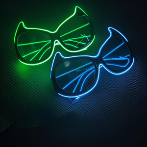 <strong>Top</strong> Fashion Devil Luminous Led Glasses Creative Festival Led Light up Glasses for Party Supplies - Product Image 1