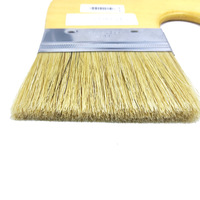 Pinceau PMS 4 pouces en U à double extrémité, doré et argenté, pour peinture sable, outil durable à poils industriels, pour le commerce international