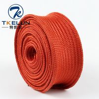 Funda DE PROTECCIÓN DE Cable de fibra óptica resistente al fuego, Cable ignífugo, de Cable Protector, tubería de aramida, correas huecas
