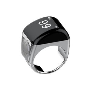 Bague connectée musulmane <span class=keywords><strong>de</strong></span> haute qualité avec rappel <span class=keywords><strong>de</strong></span> prière 5 fois par jour, réveil et boussole Qibla - Product Image 4