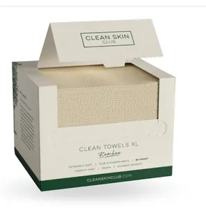 Clean Skin Club Bamboo Clean asciugamani XL Award Winning asciugamano per il viso usa e getta trucco secco rimozione 100% fiber di bambù