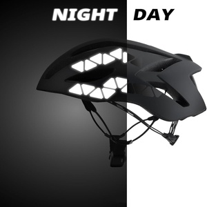 <span class=keywords><strong>Bande</strong></span> réfléchissante noire durable anti-décoloration, autocollants d'avertissement de sécurité nocturne universels pour vélo, scooter, <span class=keywords><strong>casque</strong></span> de <span class=keywords><strong>moto</strong></span> - Product Image 1