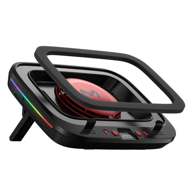 MEMO FL08 Laptop Cooling Pad RGB Gaming Notebook Cooler Cooling Pad for Laptop Cooler 30W Cooling