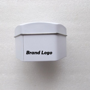 Boîte de rangement pour montres, Logo personnalisé, affichage cadeau, emballage OEM, boîte de rangement de luxe fossile, hexagone noir, boîte en métal noir, 2023 - Product Image 4