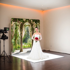 Photomaton portable personnalisable de 10 pieds pour salon professionnel, cadre en alliage d'aluminium pour la photographie en <span class=keywords><strong>studio</strong></span>, événements de mariage, <span class=keywords><strong>fond</strong></span> personnalisé - Product Image 3