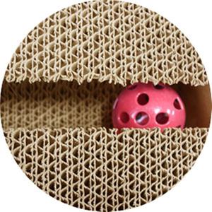 OEM Leverancier Groothandelsprijs Ecologisch Eenvoudige Grote Maat Golfkarton Kattenkrabpaal Driehoekige <span class=keywords><strong>Tunnel</strong></span> - Product Image 6