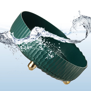 28厘米宽防滑懒人转盘托盘塑料餐具室储物架旋转书桌收纳器，用于调味化妆品饰品 - Product Image 3