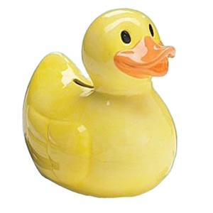 Alcancía <span class=keywords><strong>de</strong></span> Cerámica con Forma <span class=keywords><strong>de</strong></span> Pato Amarillo, Regalo Encantador Personalizado, Decoración del Hogar <span class=keywords><strong>de</strong></span> Alta Calidad - Product Image 1
