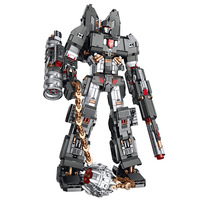 Modelo de bloques de construcción de alta dificultad Slave Zhentian Mech 80509 para jóvenes de 15 a 35 años
