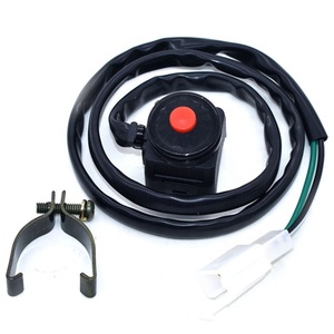 Interruptor de arranque y apagado de motocicleta, botón de arranque y parada Universal, piezas de Go-Kart para bicicleta de bolsillo ATV Quad Dirt Pit Bike - Product Image 1