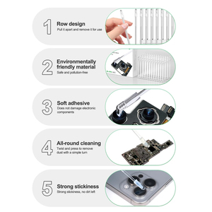 24 Uds Limpiador <span class=keywords><strong>de</strong></span> lentes portátil resina sintética palo polvo eliminación <span class=keywords><strong>de</strong></span> huellas dactilares fuerte adherencia teléfono Cámara Len herramienta <span class=keywords><strong>de</strong></span> limpieza <span class=keywords><strong>de</strong></span> <span class=keywords><strong>pantalla</strong></span> - Product Image 3