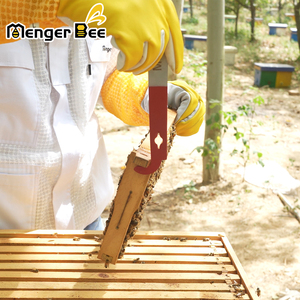 New Menger Bee HT-8 Stainless Steel Beehive Equipment Scraper <b>Hook</b> Hive <b>Tool</b> 2-Year Warranty 145g 267mm 2.8mm Thickness 45mm - Product Image 6