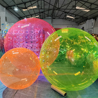 Boule d'eau gonflable hermétique en PVC de haute qualité Boule de décoration Boules d'eau colorées