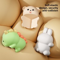 Protections d'angle en silicone, tampons de protection souples pour tables, bandes anti-choc sécurisées pour enfants, style dessin animé, résistantes aux chocs