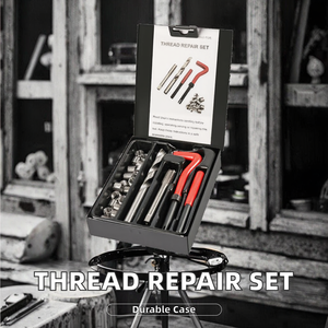 15-25pcs M3-M14 Assorted Stainless Steel <b>Hand</b> <b>Tool</b> <b>Set</b> Wire Thread Insert Tap Drill Bit OEM Repair Kit Hard Case M3-M14 <b>Hand</b> Ope - Product Image 4