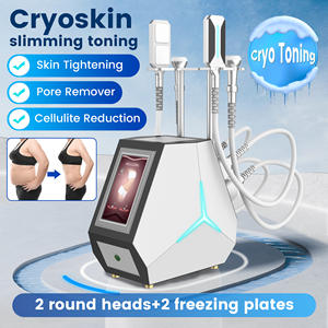 2 in 1 EMS Cryo Pad Cryoskin Slimming Machine ABS Material Body Fast Fat Freezing <b>Weight</b> Loss Cryotherapy Beauty Machine - Product Image 5