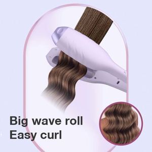 TAHATH Deep Wave Sculpt Waver with PTC <b>Heater</b> 2 Barrel Hair Crimper 150-210℃ Adjustable Temperature - Product Image 6