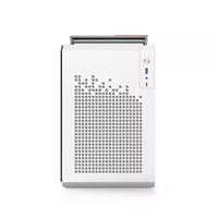 Casing Komputer ZeroMaster X300 Full Tower Aluminium dengan Sisi Kaca Temper, Pendingin Air 240 untuk Motherboard M-ATX/ITX, 4 Slot PCI