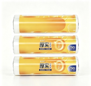 ถุงขยะพลาสติก LDPE เกรดอาหาร แบบม้วน ปิดผนึกด้วยความร้อน พิมพ์ลายสกรีน สีขาว - Product Image 5