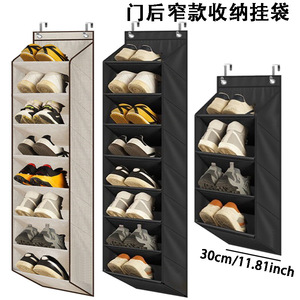 Over Door <b>Shoe</b> <b>Rack</b> 172cm 30cm Hanging Multi Layer Foldable Wall Mounted <b>Storage</b> Organizer for Sneakers High Heels Dormitory Use - Product Image 3