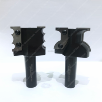 TUOKE 11057 20x65x39 Couteaux à chanfreiner à bord arrondi, tête détachable pour outillage de fraisage CNC pour la sculpture sur bois, fraise à chanfreiner pour cadre de porte