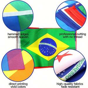 Рекламный палестинский 5,5*8,2, палестинский флажок, украшение, зеленый, красный, белый, черный флаг, Национальный Баннер для украшения дворика - Product Image 4