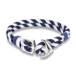 Trendy 316L Stainless Steel Men's Fashion <b>Bracelet</b> & Bangles String <b>Bracelets</b> Nautical <b>Bracelets</b> For Men - Product Image 5