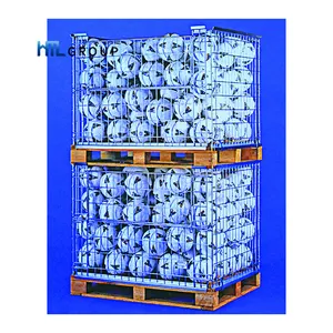定制可折叠堆叠镀锌钢焊接金属球储物笼