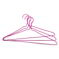 Cintre en PVC et fer, épaisseur 2,2 mm, avec design antidérapant, durable, longueur 21 cm, pour suspendre les vêtements dans la garde-robe, plusieurs couleurs disponibles