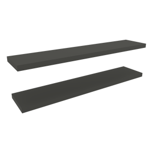 Ecco 47 In Wide <b>Floating</b> <b>Shelves</b> Set Of 2 Wall Decor Storage Book <b>Shelves</b> For Bedroom Bathroom Living Room - Product Image 2